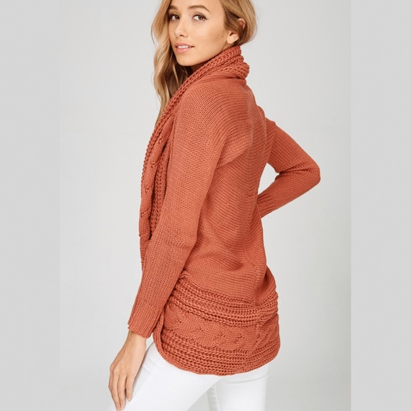 Last One❗Rust Shrug Cardigan - Picture 2 of 4